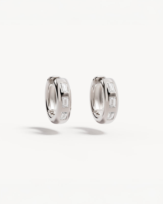 Sterling Silver Magic in Stillness Hoops