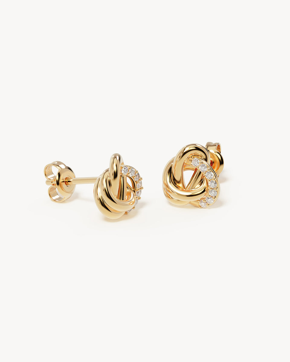 Naya Sterling Silver Earrings plated in 18K Gold main image 0