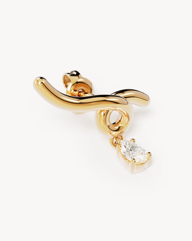 18k Gold Vermeil Entwined With You Earrings
