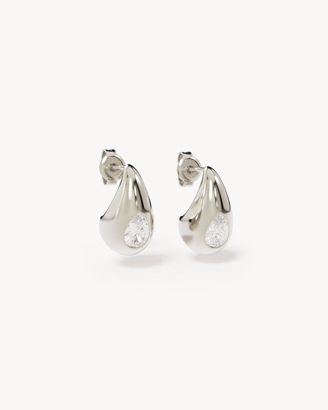 Sterling Silver Dewdrop Small Earrings