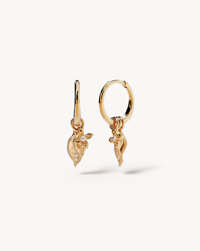18k Gold Vermeil Begin Again Hoops