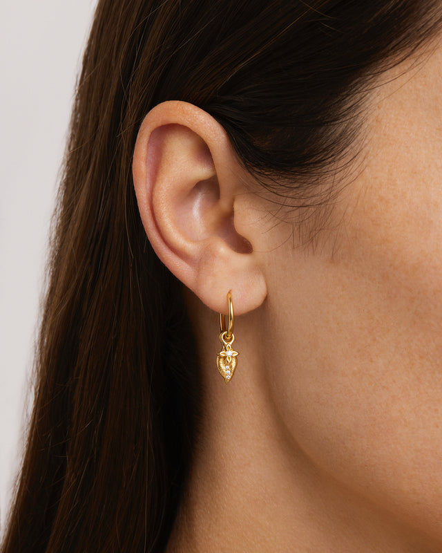 18k Gold Vermeil Begin Again Hoops