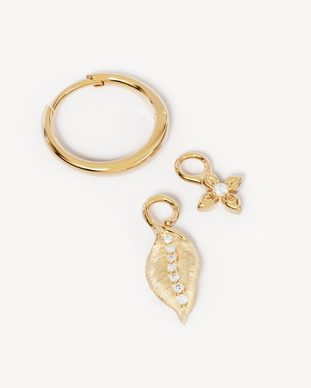 18k Gold Vermeil Begin Again Hoops