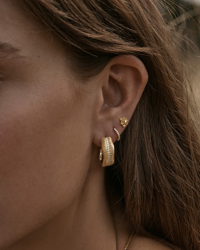 18k Gold Plated Awaken Hoops