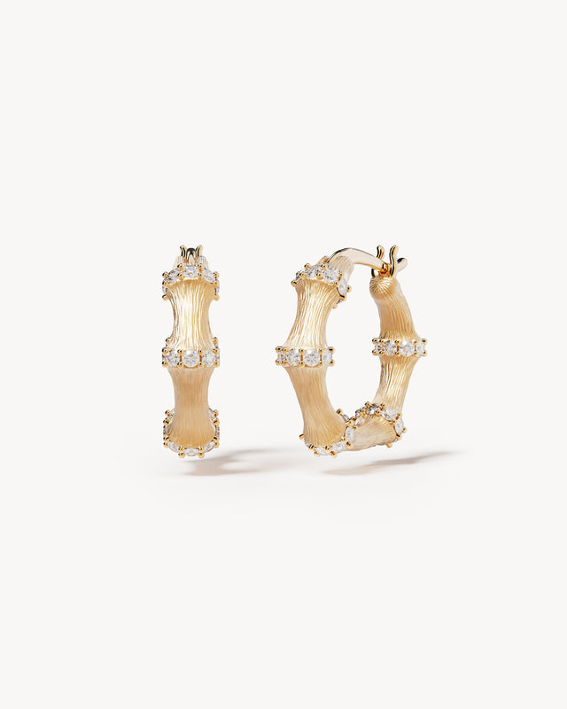 18k Gold Vermeil Intertwined Hoops