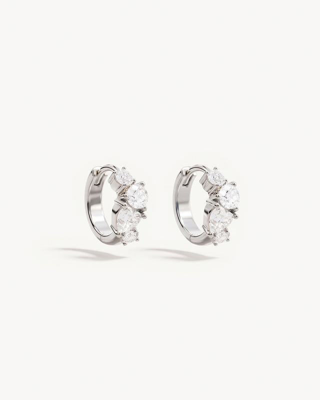 Sterling Silver Dream Lover Huggies