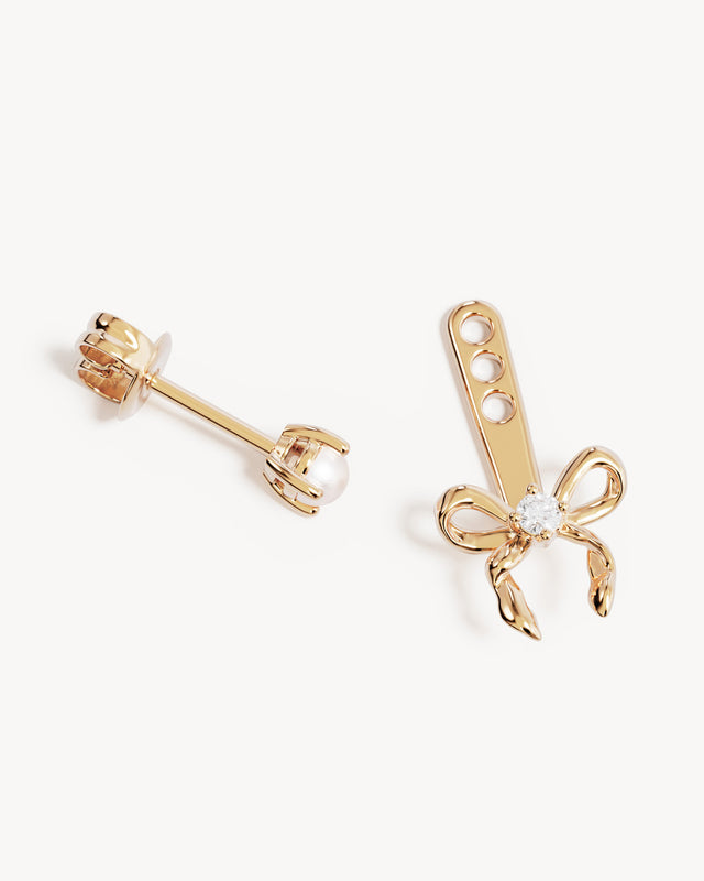 18k Gold Vermeil Forever More Bow Ear Jacket