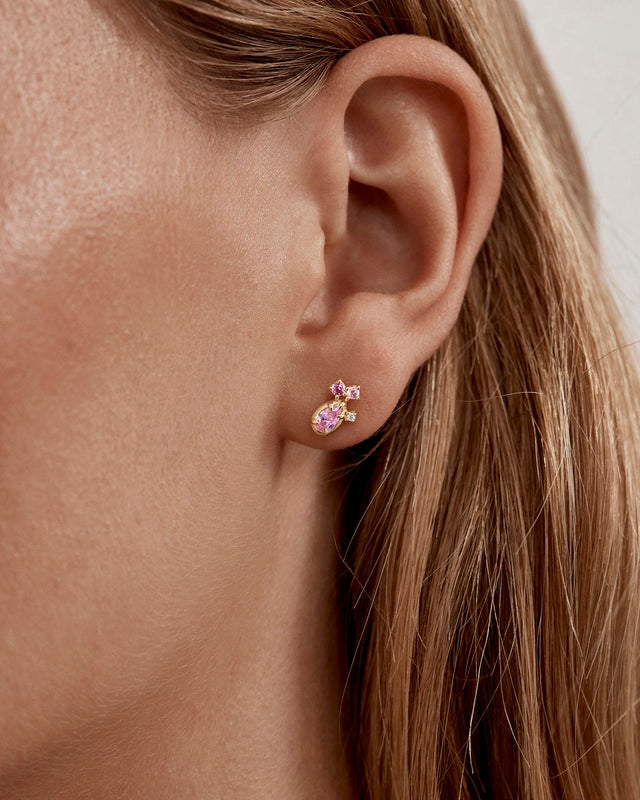 18k Gold Vermeil Awaken Love Stud Earrings
