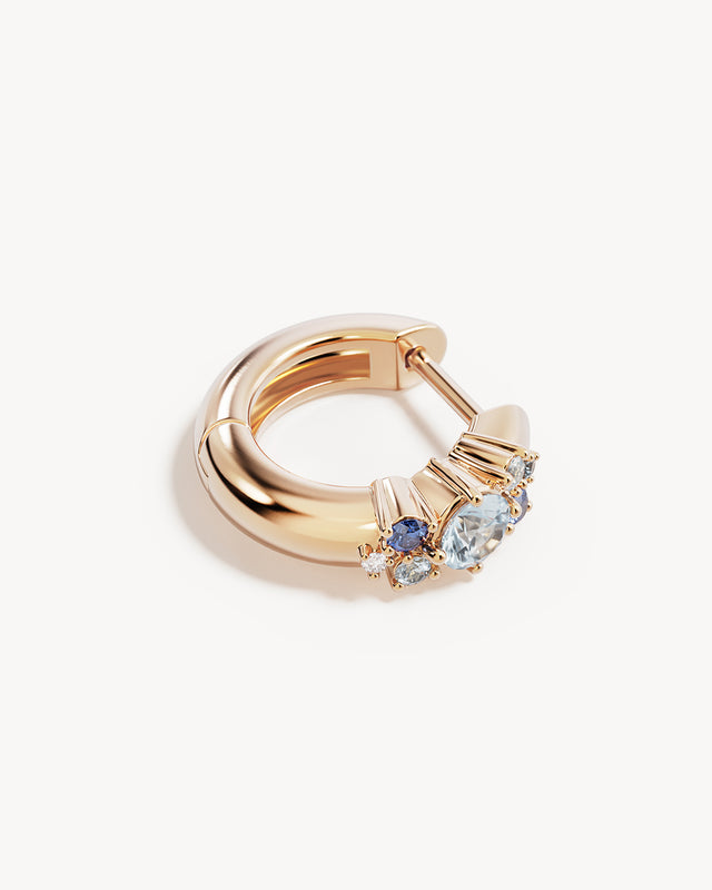 18k Gold Vermeil I Breathe, I Become Hoops