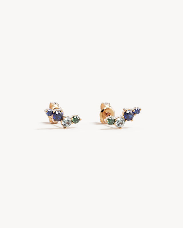 18k Gold Vermeil Endless Skies Stud Earrings