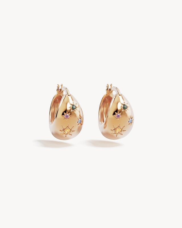 18k Gold Vermeil Awaken Your Soul Hoops