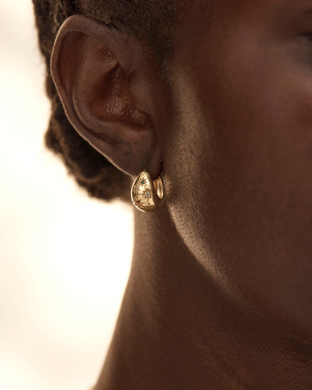 18k Gold Vermeil Awaken Your Soul Hoops