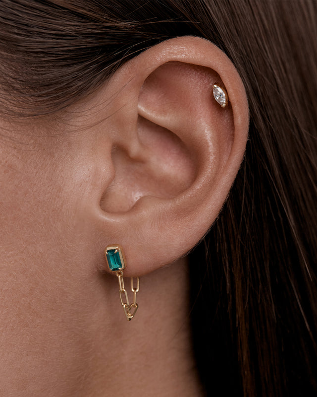 18k Gold Plated Trust Your Intuition Earring