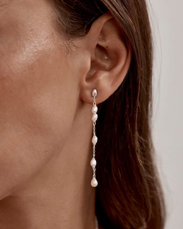 Sterling Silver Serene Dreams Drop Earrings