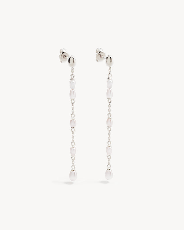 Sterling Silver Serene Dreams Drop Earrings