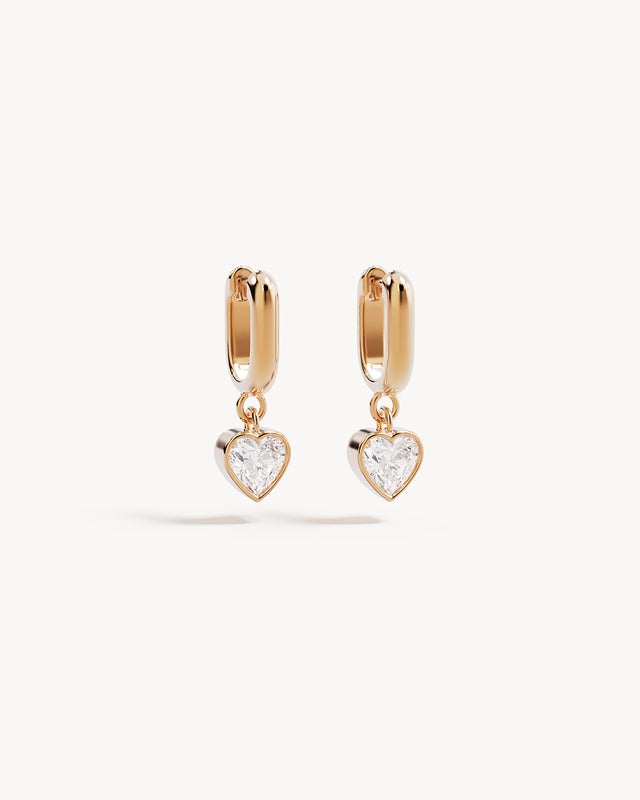 18k Gold Vermeil Love You More Hoops