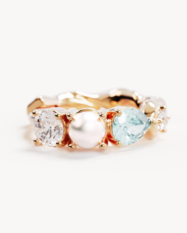 18k Gold Vermeil Breath in Stillness Hoops