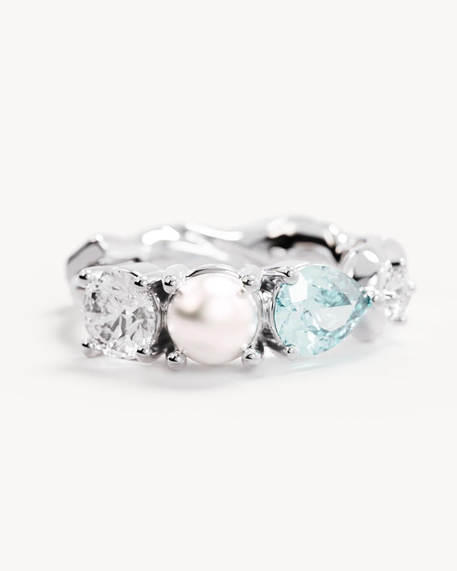 Sterling Silver Breath in Stillness Hoops