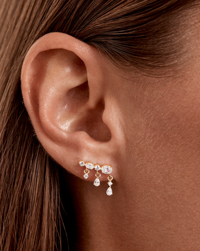 18k Gold Vermeil Cosmic Whisper Ear Crawler