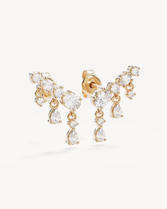 18k Gold Vermeil Cosmic Whisper Ear Crawler