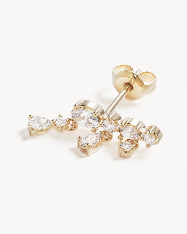 18k Gold Vermeil Cosmic Whisper Ear Crawler