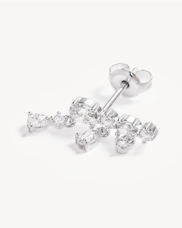 Sterling Silver Cosmic Whisper Ear Crawler