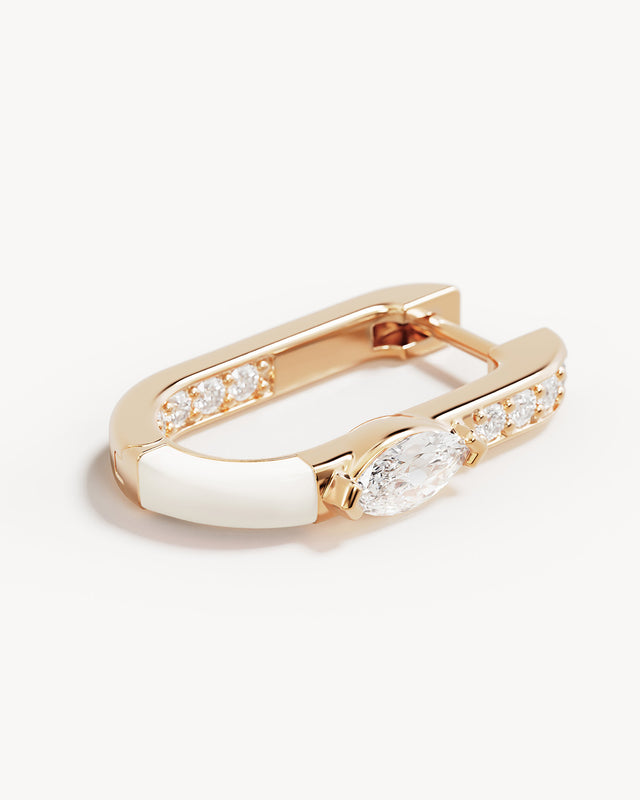 18k Gold Plated Radiant Petal Hoops