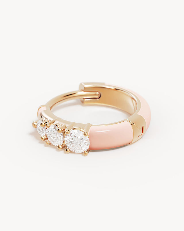 18k Gold Plated Lotus Dreams Hoops