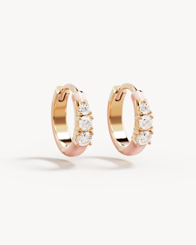 18k Gold Plated Lotus Dreams Hoops