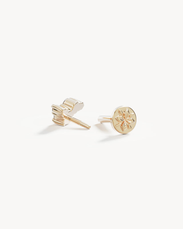 14k Solid Gold Sunlit Dew Lab-Grown Diamond Cartilage Earring