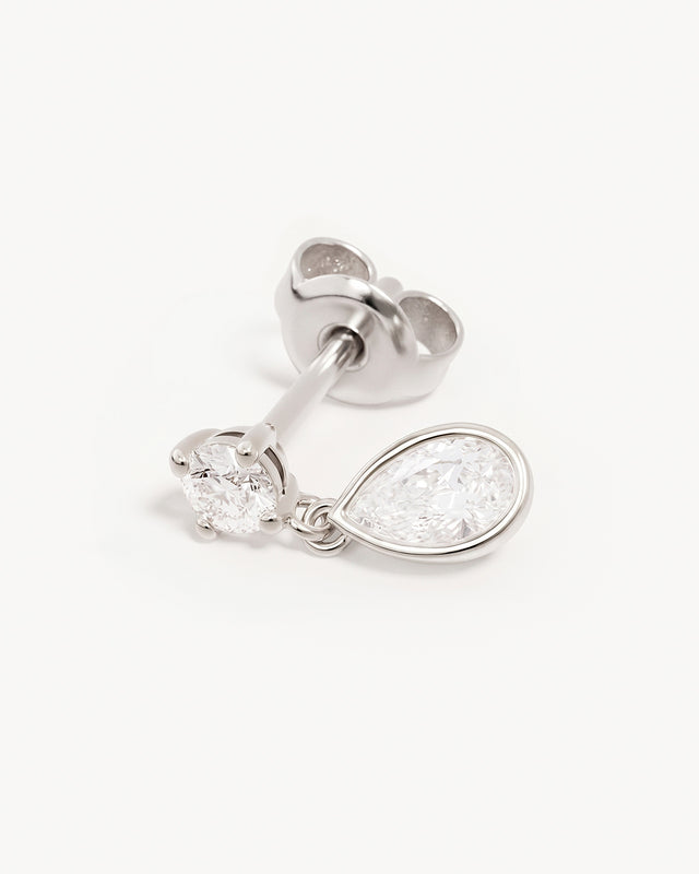 Sterling Silver Droplet Earrings
