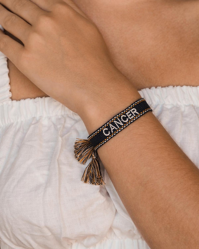 Woven Zodiac Bracelet - By Charlotte x The Upside - Cancer
