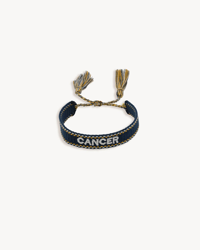 Woven Zodiac Bracelet - By Charlotte x The Upside - Cancer