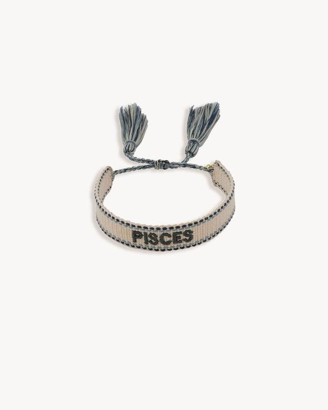 Woven Zodiac Bracelet - By Charlotte x The Upside - Pisces