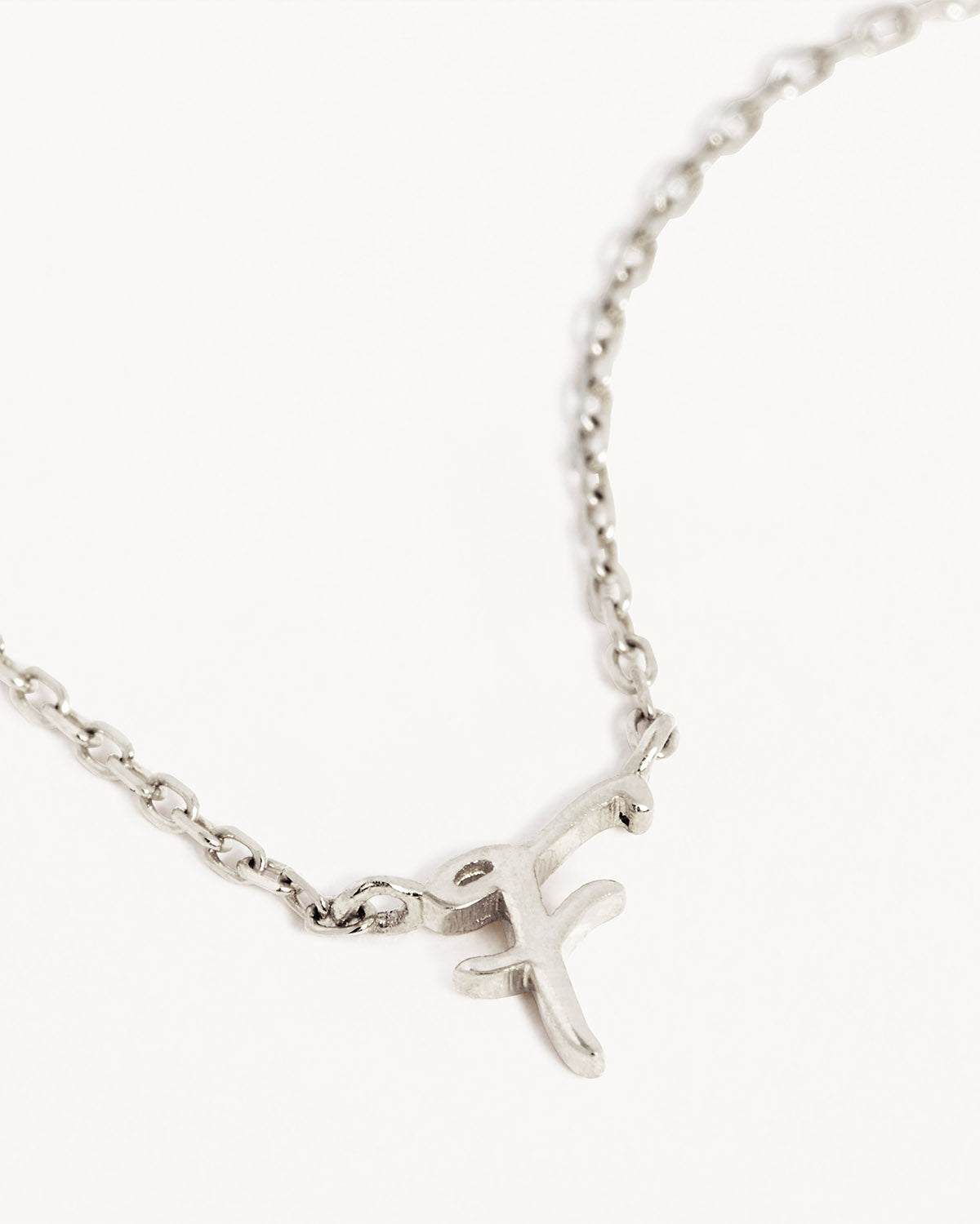 F necklace online silver