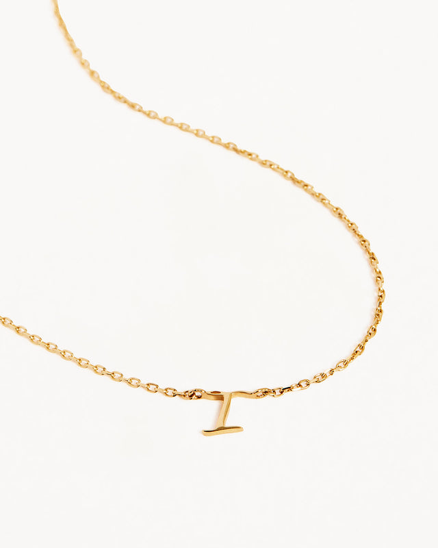14k Solid Gold Love Letter Necklace