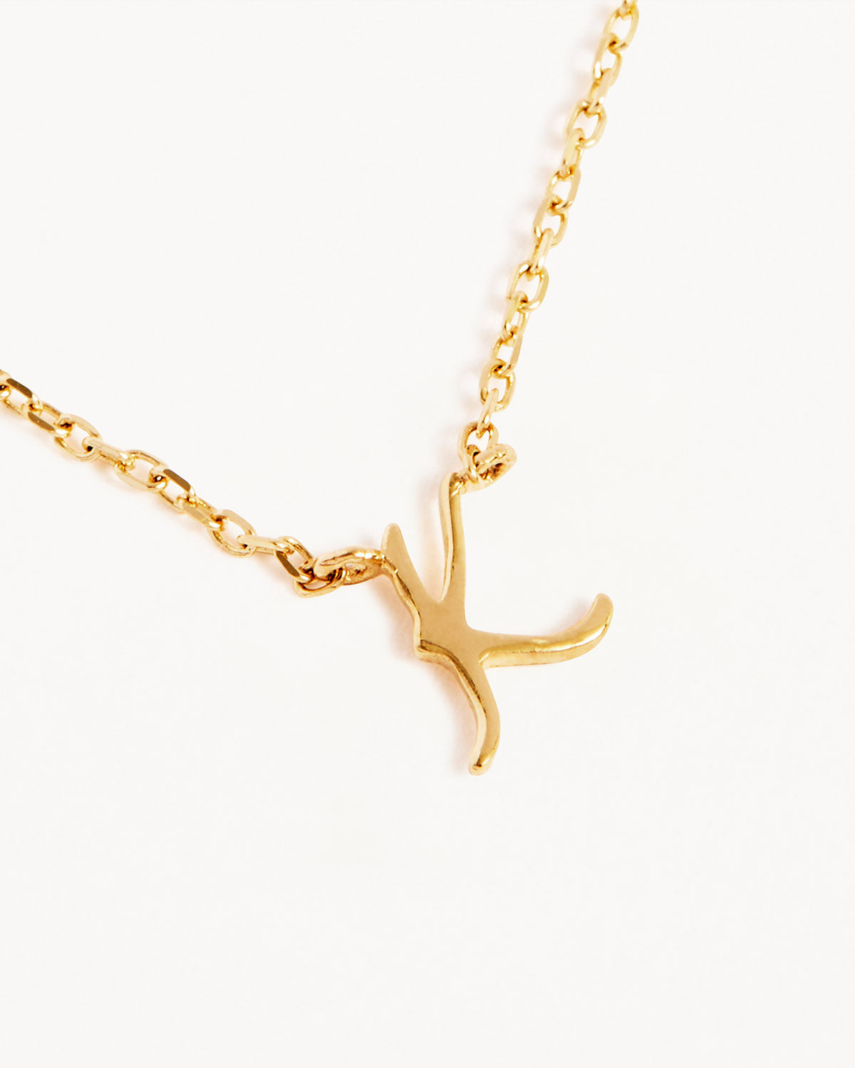 Initial K 14k solid gold on sale pendant