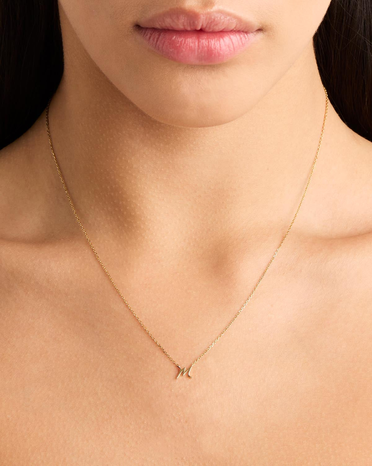 Silver Double Initial Necklace | Silver Two Initial Necklace | KookyTwo