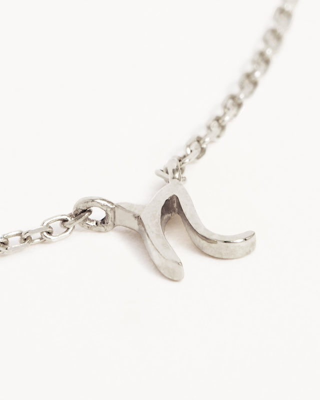 Sterling Silver Love Letter Necklace – by charlotte