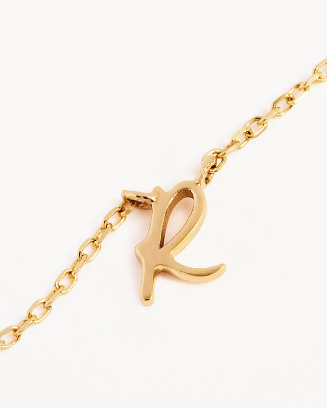 14k Solid Gold Love Letter Necklace – by charlotte