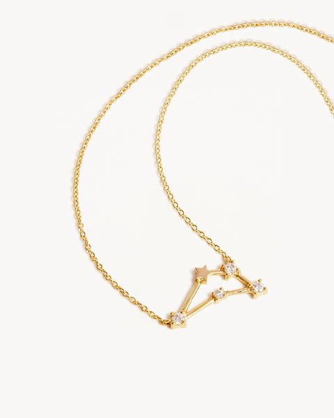Buy Gold Birthstone Zodiac Necklace Astrology Crystal Jewelry Pisces Taurus  Gemini Virgo Libra Scorpio Sagittarius Constellation Necklace Online in  India - Etsy