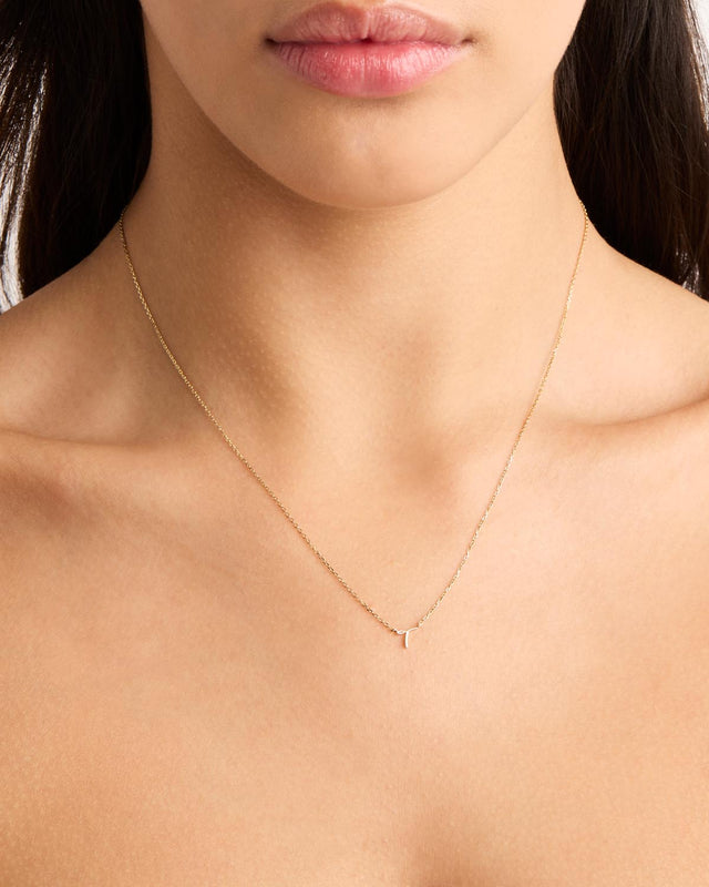 14k Solid Gold Love Letter Necklace