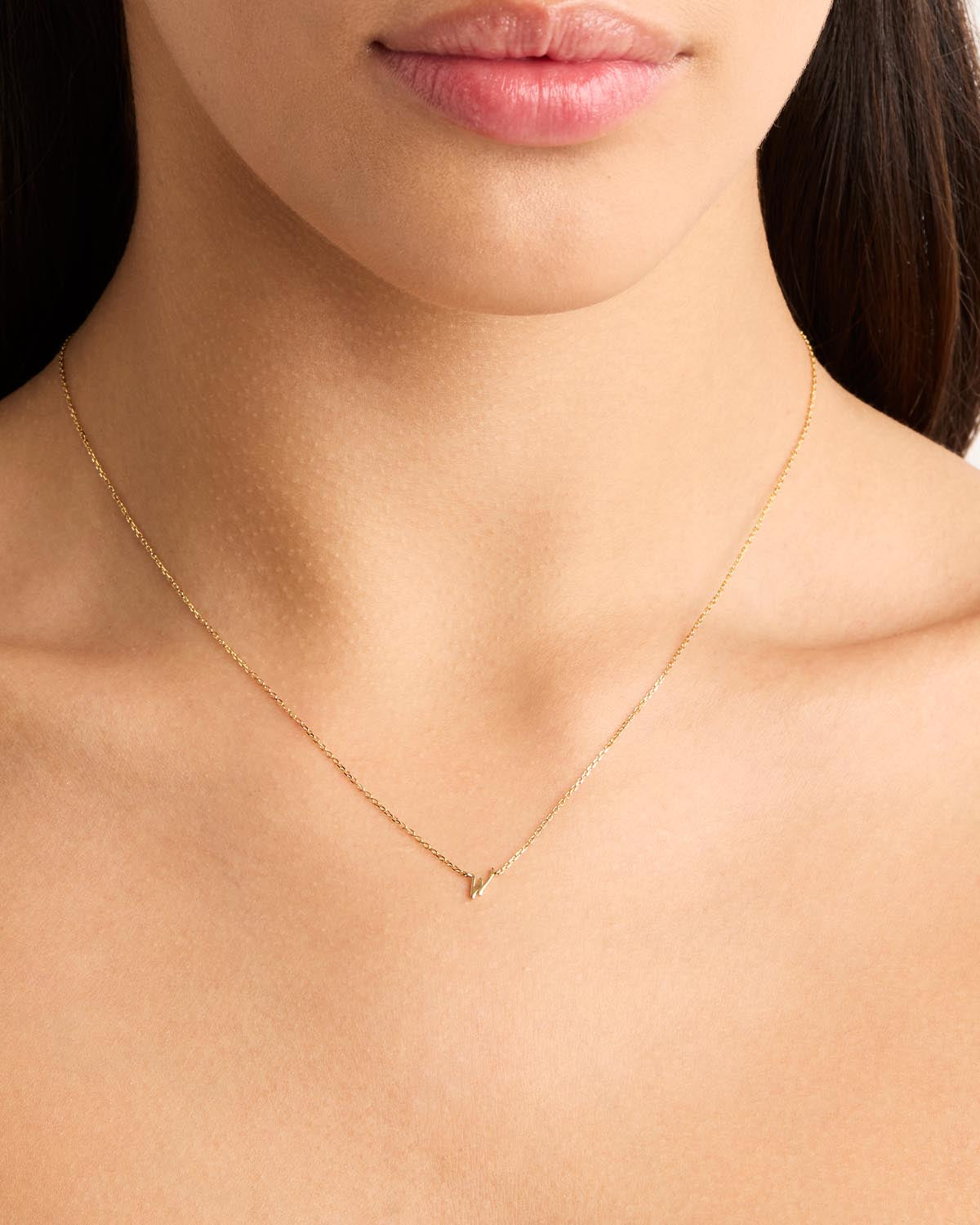 santa monica 14k gold mama necklace - $220