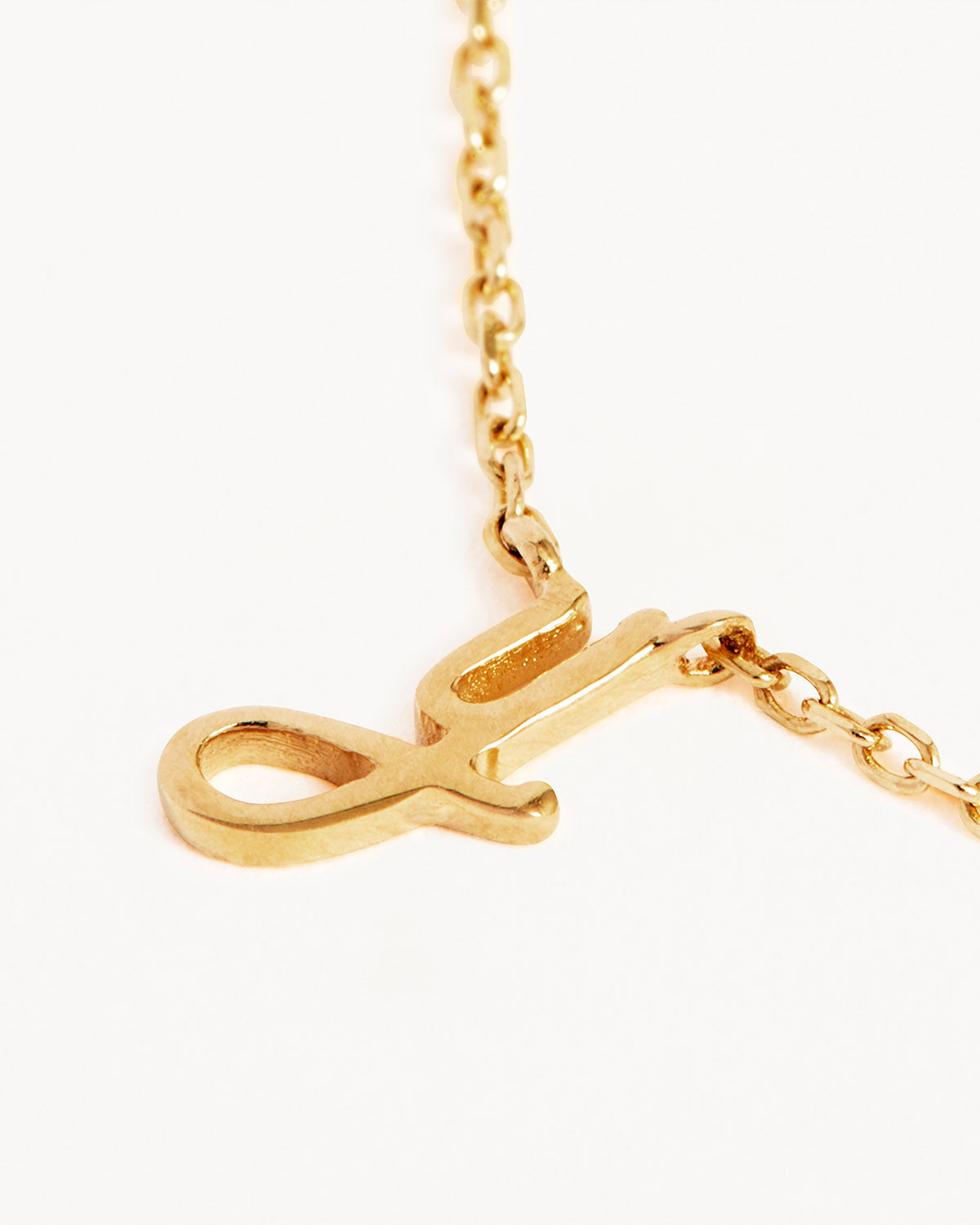 Gold Letter Y Initial Pendant Necklace | INXSKY