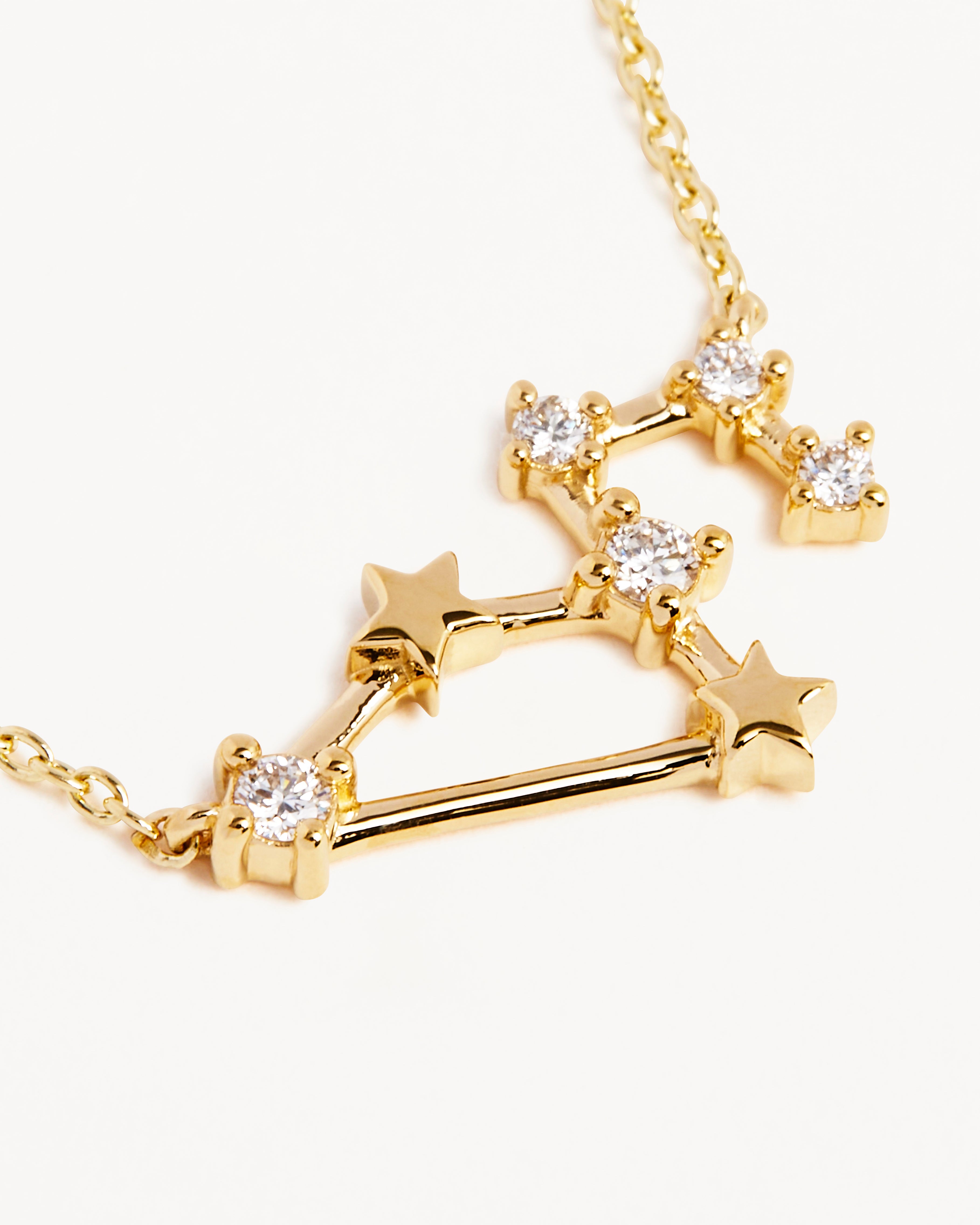 14k gold clearance leo necklace