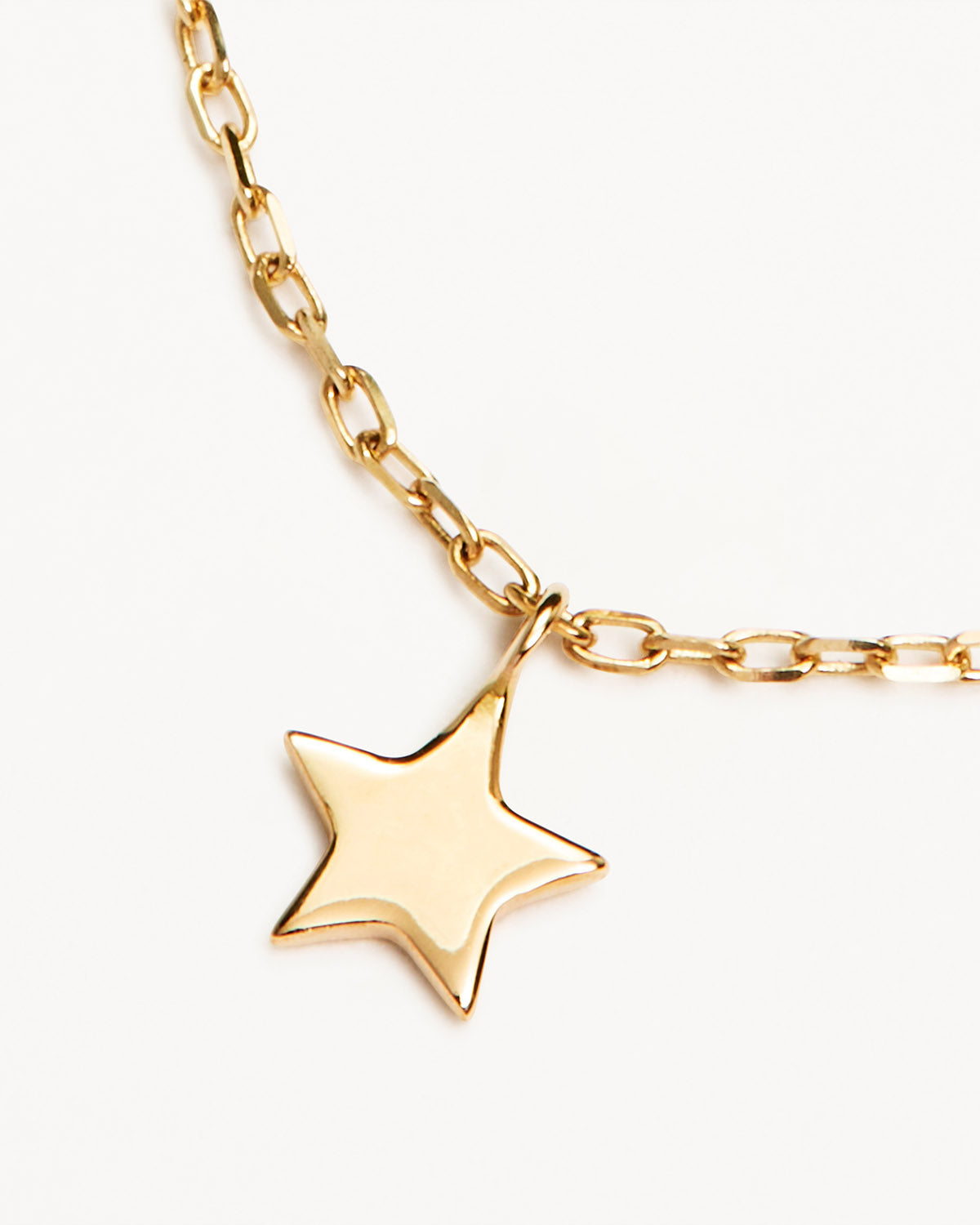 14k gold store star necklace