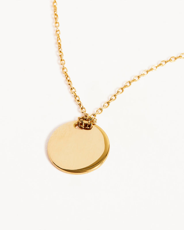 14k Solid Gold Forever And Always Engravable Small Necklace