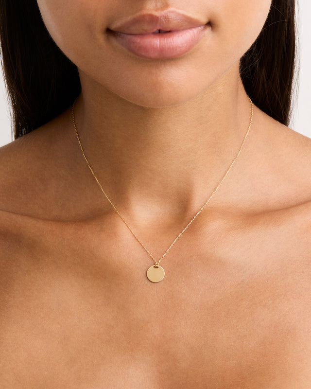 18k Gold Vermeil Forever and Always Small Necklace