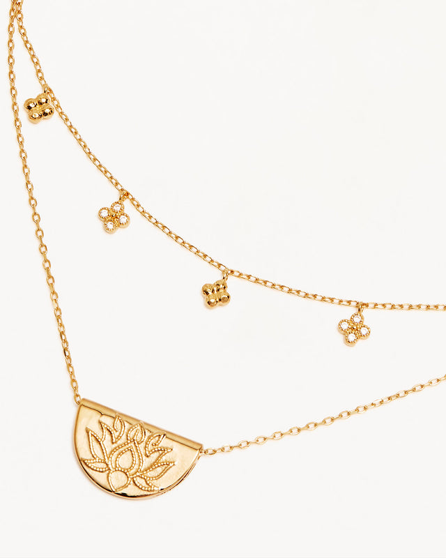18k Gold Vermeil Lotus of Hope Necklace