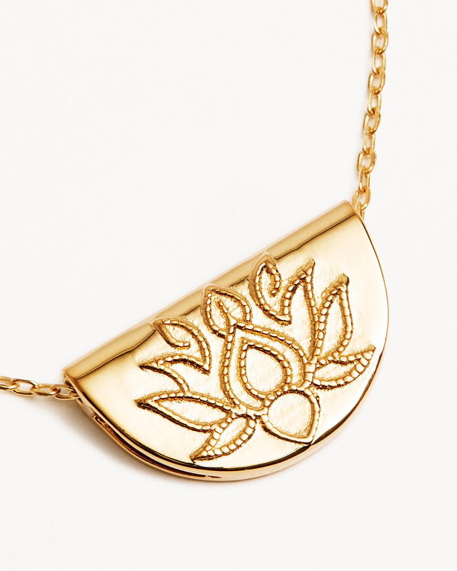 18k Gold Vermeil Lotus of Hope Necklace